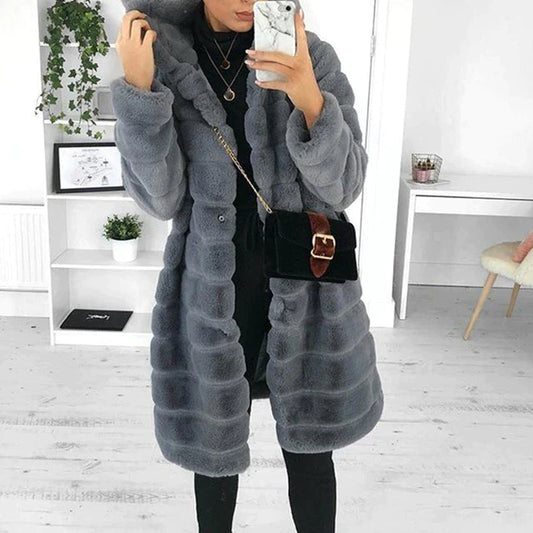 Helen - Luxurious Faux Fur Coat for Ultimate Comfort